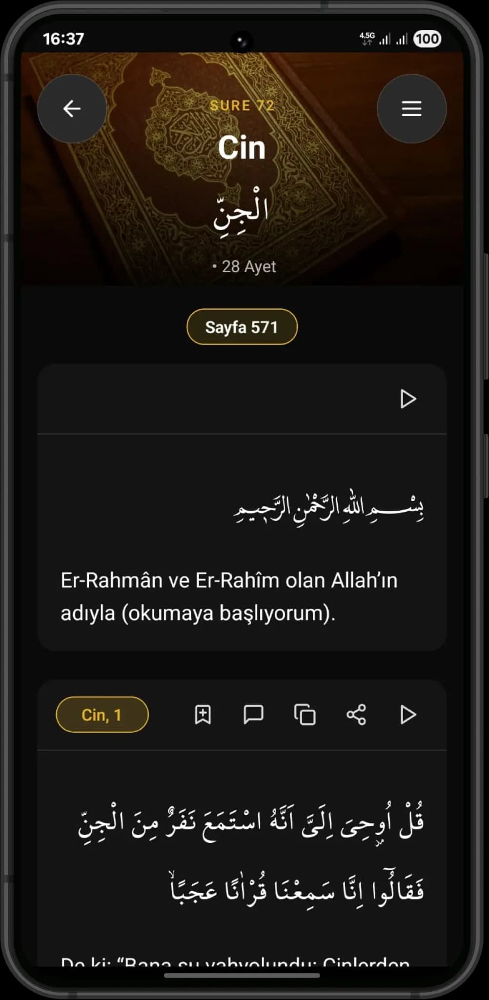 Tevhid Meali Android uygulaması